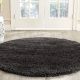 Luxury Charcoal Shaggy Hall Carpet