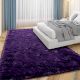 Soft Purple Textured Hall Rug