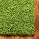 Trendy Green Shaggy Bedroom Rug