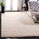 Modern Ivory Geometric Dining Carpet