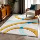 Modern Geometric Hall Carpet