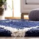 Modern Handknotted Shaggy Home Rug