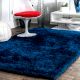 Modern Blue Bedroom Rug