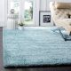 Handmade Bedside Sky Blue Rug