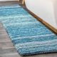 Handmade Ombre Shag Rug
