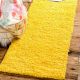 Slip Yellow Shaggy Rug