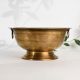 Wide Rim Vintage Brass Bowl for Prayer Room