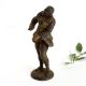 Dancing Man Metal Sculpture in Antique Finish