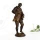Dancing Man Metal Sculpture in Antique Finish