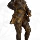 Dancing Man Metal Sculpture in Antique Finish