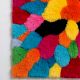 Handtufted Vibrant Petal Patch Rug
