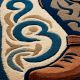 Handtufted Western Boot Emblem Rug