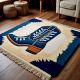 Handtufted Sneaker Motif Accent Rug