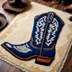 Handtufted Blue Boot Design Rug