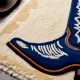 Handtufted Blue Boot Design Rug