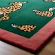 Handtufted Leopard Spot Green Rug