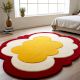 Handtufted Sunshine Blossom Round Rug