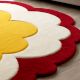 Handtufted Sunshine Blossom Round Rug