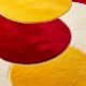 Handtufted Sunset Trio Circle Rug