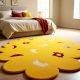 Handtufted Golden Blossom Play Rug