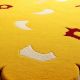Handtufted Golden Blossom Play Rug