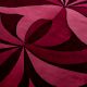 Handtufted Purple Petal Swirl Rug