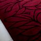 Handtufted Crimson Vine Pattern Rug