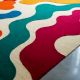 Handtufted Playful Waves Color Rug