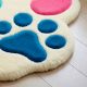 Handtufted Playful Paw Print Rug