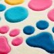 Handtufted Playful Paw Print Rug
