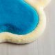 Handtufted Vibrant Pawprint Play Rug