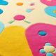 Handtufted Color Block Dotty Rug