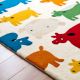 Handtufted Animal Jigsaw Play Rug