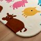 Handtufted Colorful Farm Friends Rug