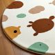 Handtufted Playful Critter Round Rug