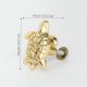 Golden Brass Turtle Knob – Handmade Cabinet and Drawer Pull
