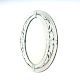 Ornate Oval Ring Mirror