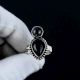 Black Onyx 925 Sterling Silver Ring Handmade Dainty