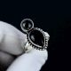 Black Onyx 925 Sterling Silver Ring Handmade Dainty