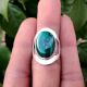 Malachite 925 Sterling Silver Ring Handmade Boho Jewelry