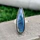 Big Labradorite 925 Sterling Silver Ring Handmade Boho Jewelry