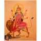 Goddess Durga Paper Painting for Home Decoration