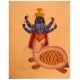 Hindu God in Turtle Mouth Majestic Paper Painting