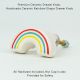 Multicolor Handmade Ceramic Rainbow Shape Drawer Knob