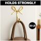 Elegant Bow Design Brass Wall Hook – Decorative & Functional Hanging Hook for Home Decor-Pack of 3