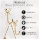 Elegant Bow Design Brass Wall Hook – Decorative & Functional Hanging Hook for Home Decor-Pack of 3