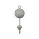 Cream Flower Leaf Designer Wall Hooks