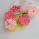 Cluster of Ombre Pink Crochet Blossoms Arrangement