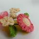 Blush Pink Crochet Daisy With Cream Companions