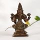 Handcrafted Copper Goddess Rajarajeshvari Idol for Spiritual Spaces